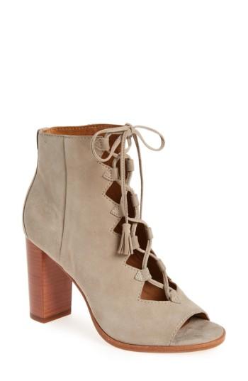 Women's Frye 'gabby' Ghillie Sandal .5 M - Grey