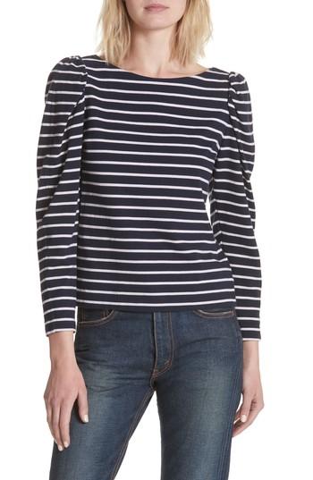 Women's La Vie Rebecca Taylor Stripe Top - Blue