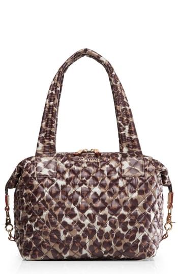 Mz Wallace Medium Sutton Shoulder Tote - Brown