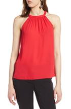 Women's Halogen Halter Style Top - Red