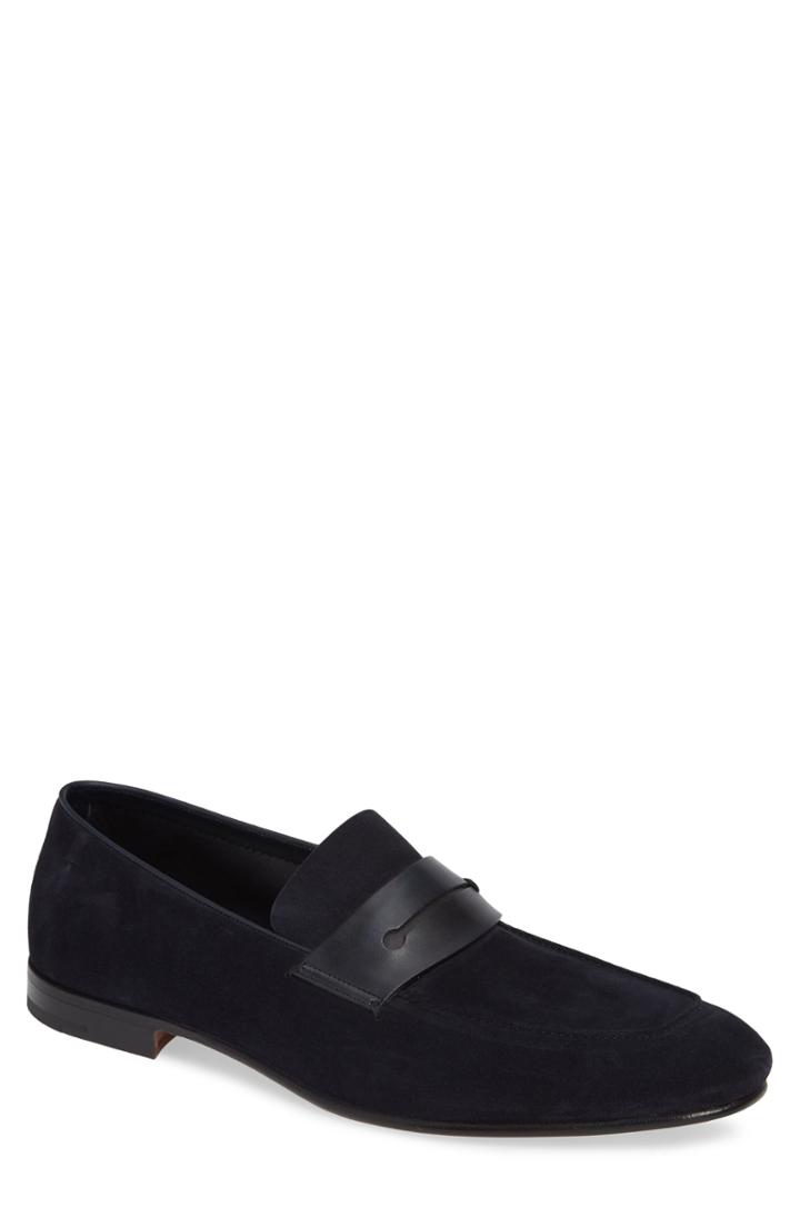 Men's Ermenegildo Zegna Penny Loafer .5us / 7.5uk - Blue