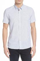 Men's Ted Baker London Lenshor Extra Trim Fit Geo Print Sport Shirt