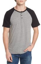 Men's Lucky Brand Colorblock Henley T-shirt - Black