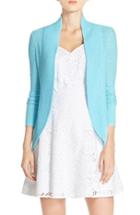 Women's Lilly Pulitzer 'amalie' Open Front Cardigan, Size - Blue