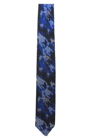 Men's Hook + Albert Knit Silk Tie, Size - Blue