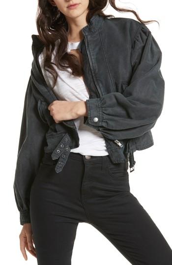 Women's Free People Poet Jacket - Black