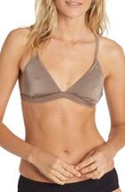 Women's Billabong It's About Triangle Bikini Top - Grey