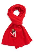 Men's Polo Ralph Lauren Ski Bear Scarf, Size - Red