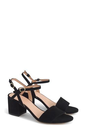 Women's J.crew Strappy Block Heel Sandal M - Black