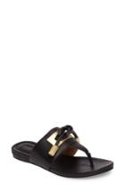 Women's Calvin Klein Parson Square Knot Flip Flop .5 M - Black