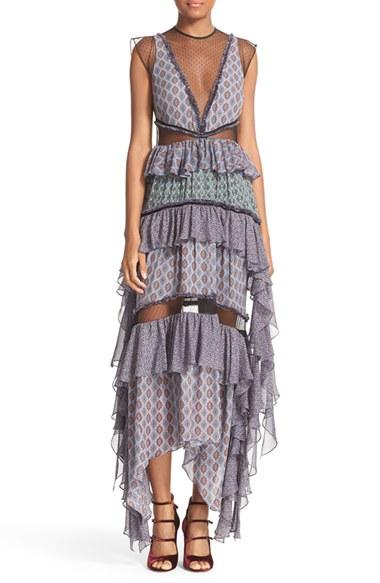 Women's Cinq A Sept Elodie Silk Dress
