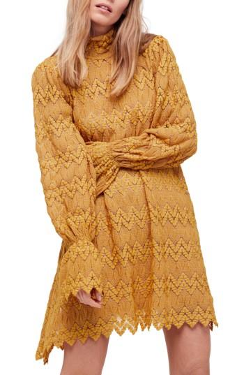 Women's Free People Simone Minidress - Yellow