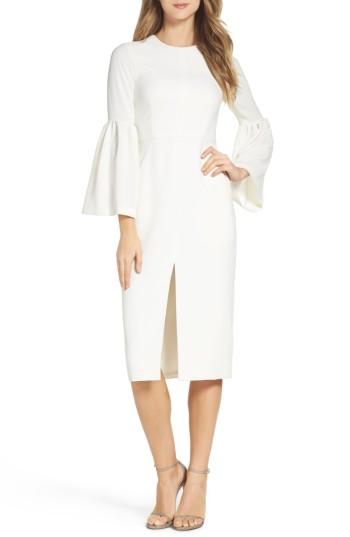 Women's Jill Jill Stuart Crepe Midi Dress - Ivory