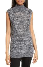 Women's Alice + Olivia Abbot Wool & Cashmere Turtleneck Sweater - Black