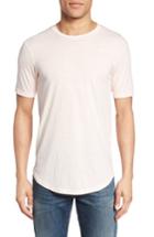 Men's Goodlife Scallop Hem Crewneck T-shirt, Size - Pink