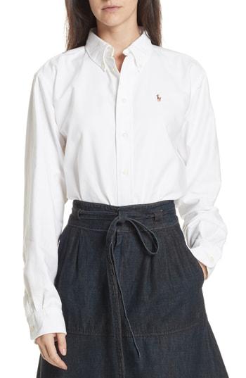 Women's Polo Ralph Lauren Logo Shirt - White