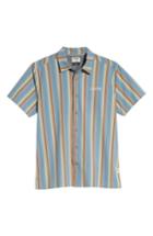 Men's Hurley Capetown Stripe Woven Shirt - Blue