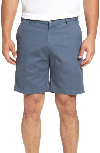 Men's Peter Millar Soft Touch Twill Shorts - Blue