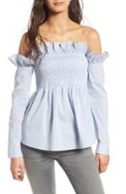 Women's Chelsea28 Ruffle Smocked Off The Shoulder Top