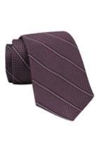 Men's Gitman Stripe Woven Silk Tie, Size - Purple