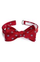 Men's John W. Nordstrom Shane Check Silk Bow Tie, Size - Red