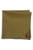 Men's Armstrong & Wilson Colorful Sheep Wool Pocket Square
