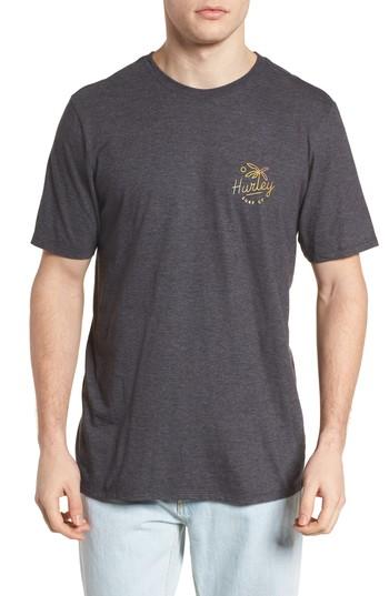 Men's Hurley Paradise Script T-shirt - Grey