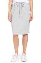 Women's Caslon Fleece Sweatshirt Skirt - Grey