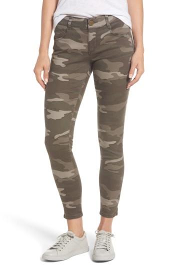 Women's Wit & Wisdom Ab-solution Camo Stretch Ankle Skinny Jeans