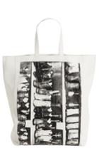 Calvin Klein 205w39nyc Andy Warhol Foundation Boots Leather Tote - White