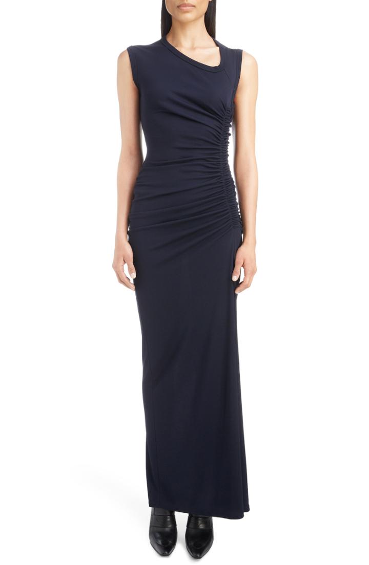 Women's Atlein Twist Jersey Maxi Dress Us / 36 Fr - Blue