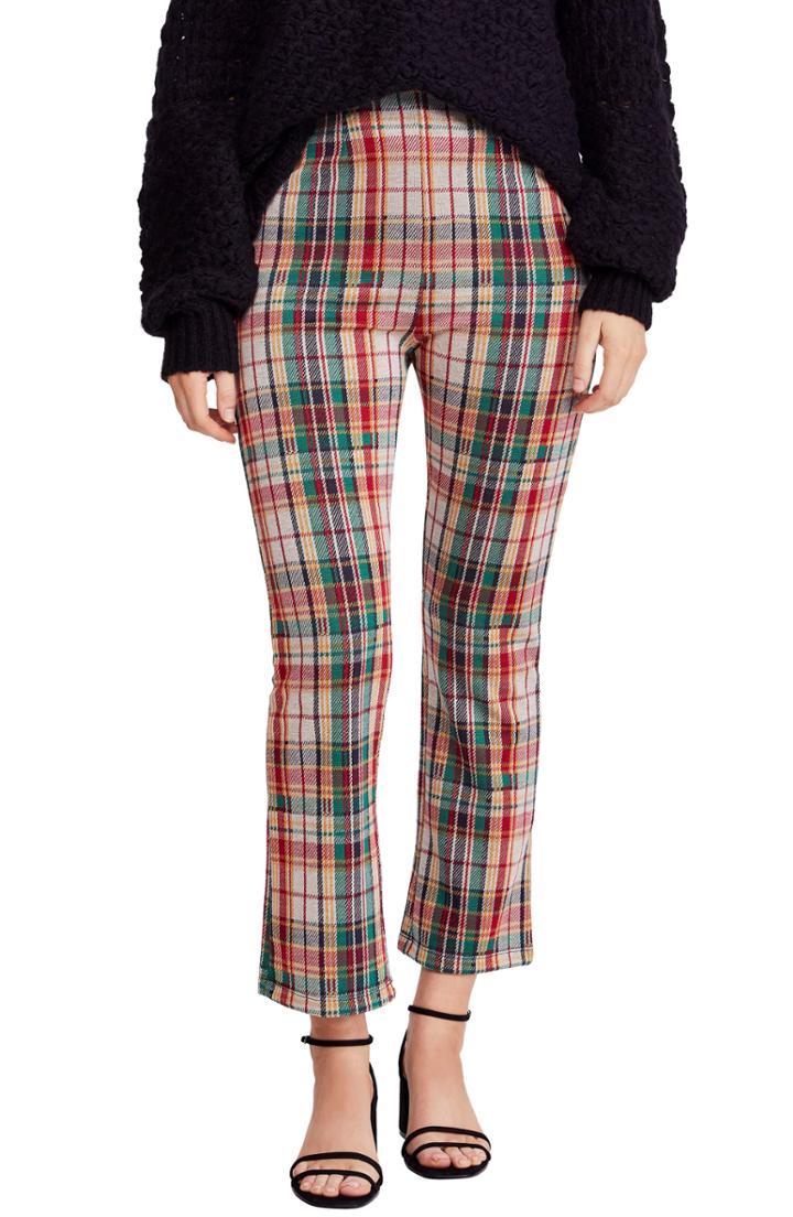 Women's Free People Clean Crop Flare Pants - Green
