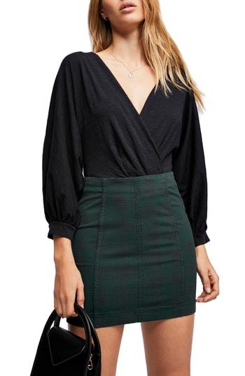 Women's Free People Love Story Shirt - Black