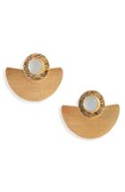 Women's Panacea Stone Fan Earrings