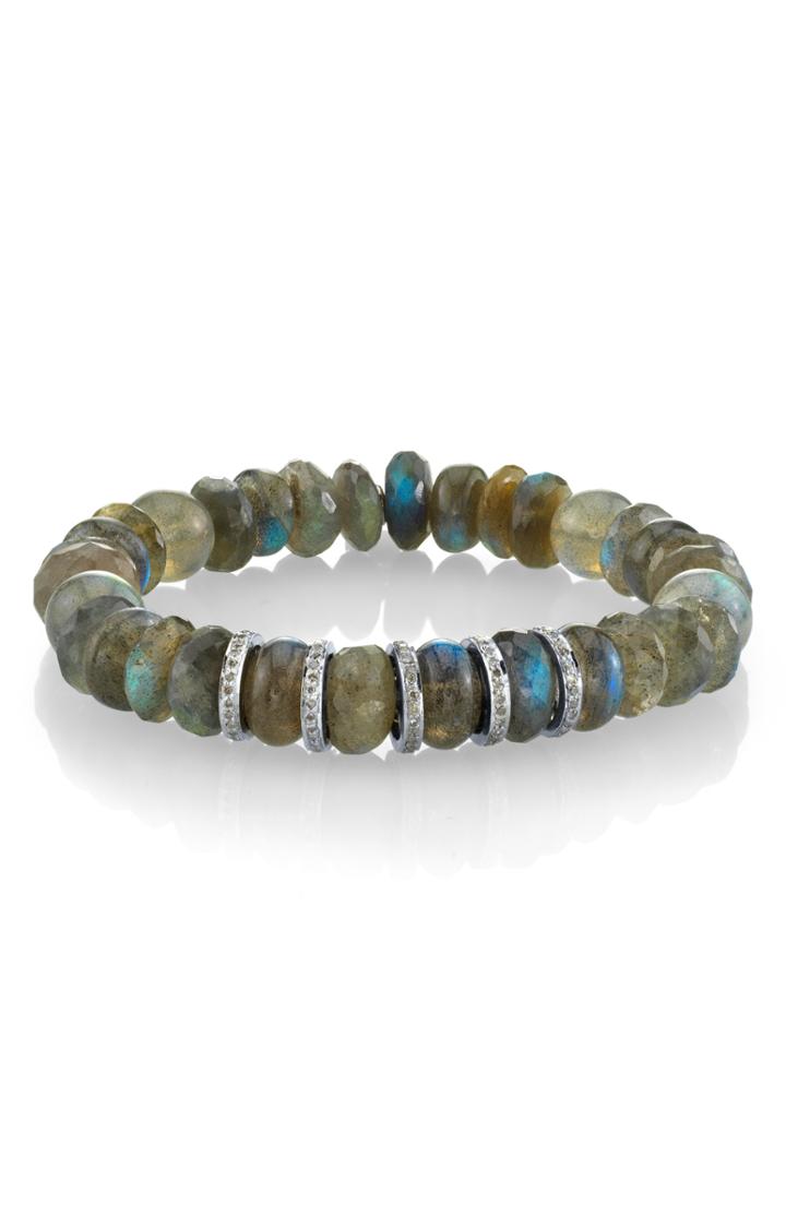 Women's Sheryl Lowe Labradorite Rondelle Bracelet
