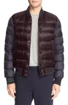 Men's Moncler 'bardford' Channel Quilted Down Baseball Jacket