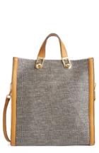 Louise Et Cie Alise Woven Tote - Brown