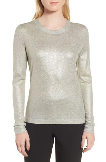 Women's Boss Fadine Wool Crewneck Sweater - Grey
