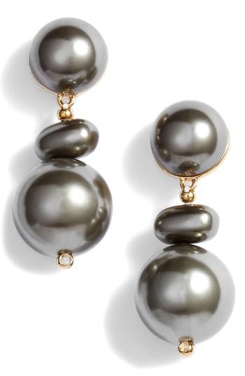 Women's Lele Sadoughi Imitation Pearl Pebble Drop Earrings