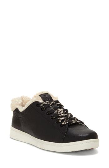 Women's Ed Ellen Degeneres Chaska Faux Shearling Lined Sneaker M - Black