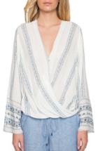 Women's Willow & Clay Wrap Front Blouse