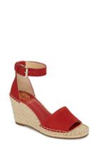 Women's Vince Camuto Leera Wedge Sandal M - Red