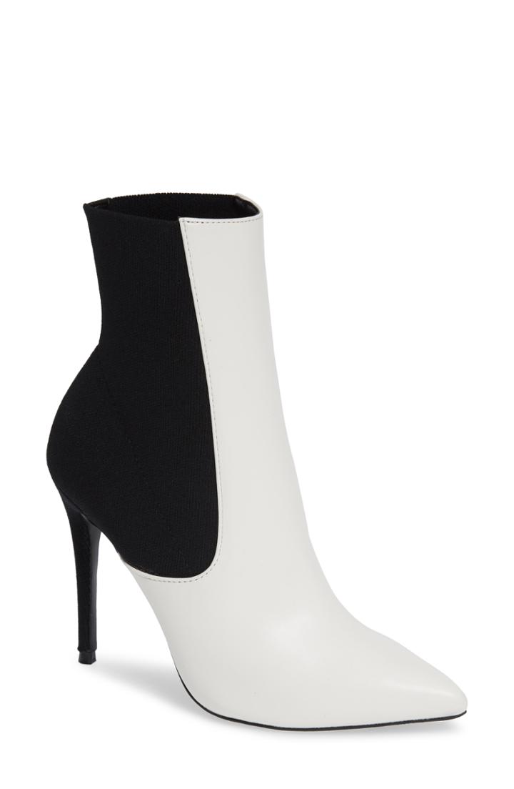 Women's Steve Madden Divinity Bootie M - White