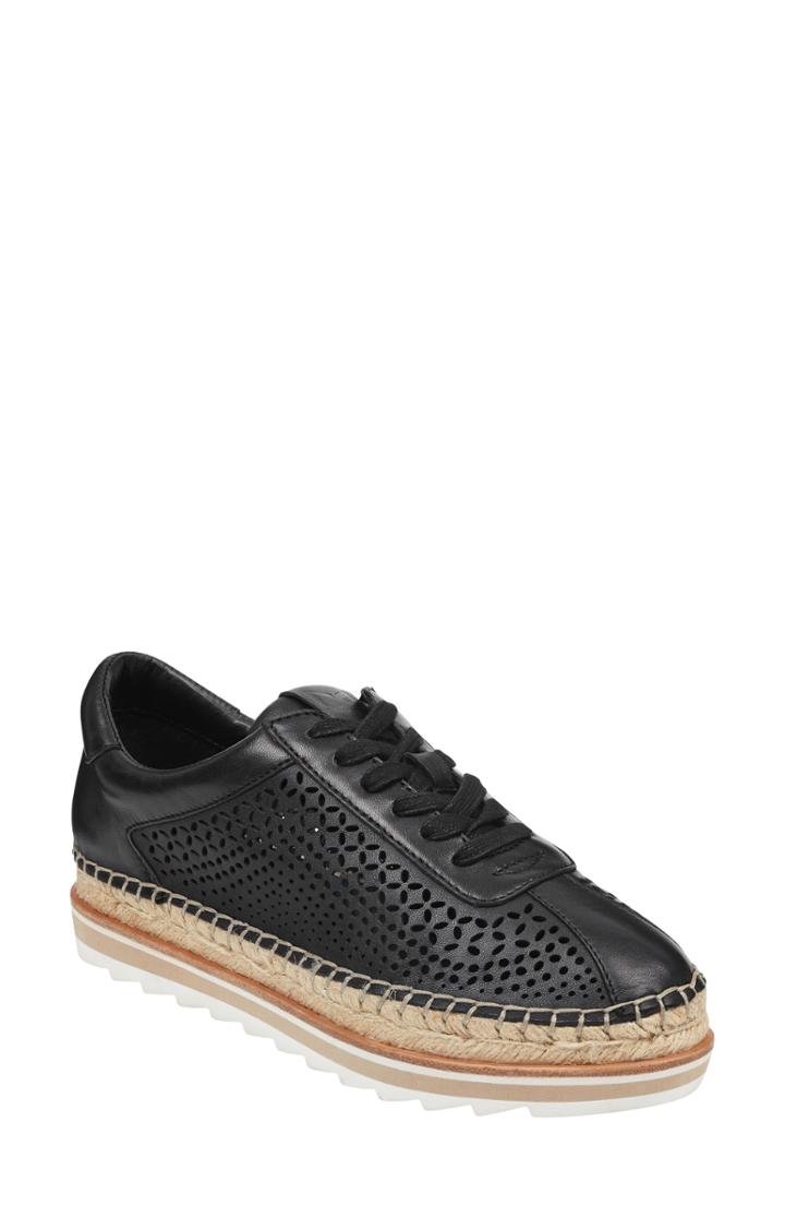Women's Marc Fisher Ltd Walden Espadrille Sneaker M - Black