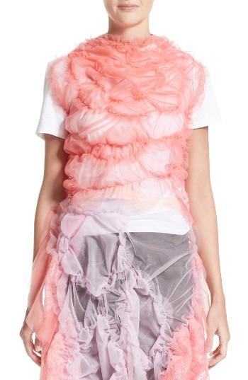 Women's Tricot Comme Des Garcons Nulle Tulle & Lace Top