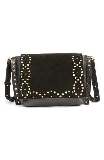 Isabel Marant Asli Zoe Studded Shoulder Bag - Black