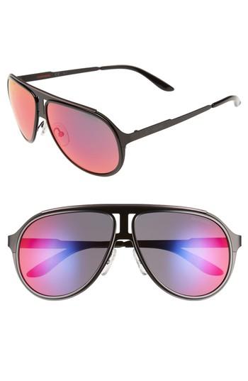Men's Carrera Eyewear 59mm Aviator Sunglasses - Black