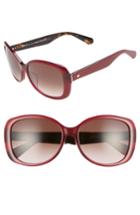 Women's Kate Spade New York Amberlyn 57mm Special Fit Square Sunglasses -