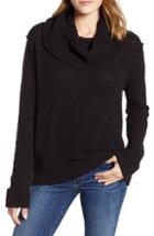 Women's Caslon Cuff Sleeve Sweater - Black