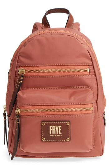 Frye Mini Ivy Water Repellent Backpack - Red